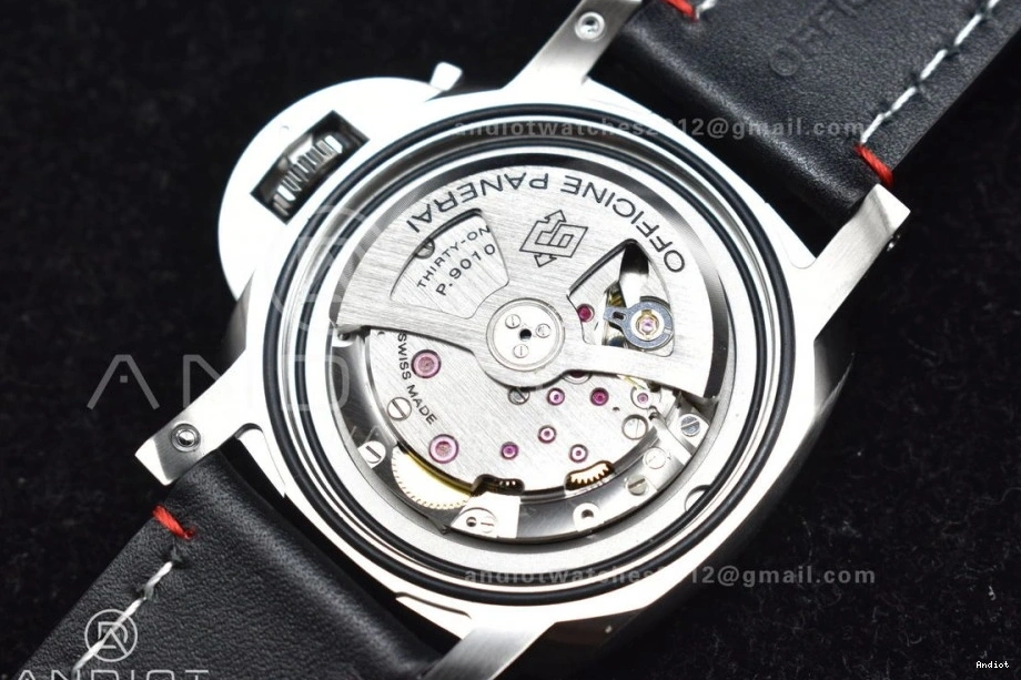 PAM732 Best Leather Green Brown  Dial Dark Edition P9010 1:1 on TTF Strap 0317